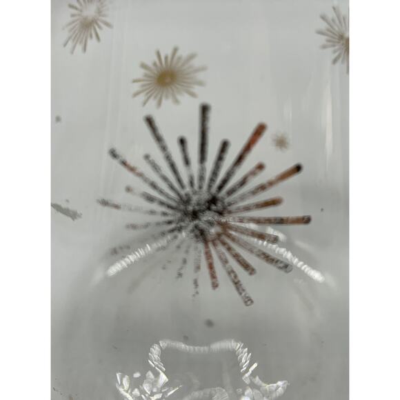 Vintage MCM Gold Starburst Pyrex Carafe 6 Cup No lid Read - Picture 5 of 7